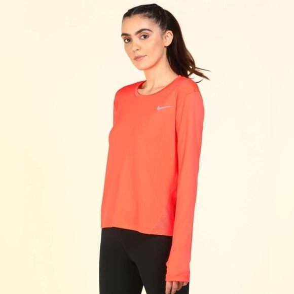 331. Nike Pro Dri-Fit Long Sleeve Running Shirt - Picture 8 of 9